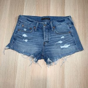 A&F denim shorts